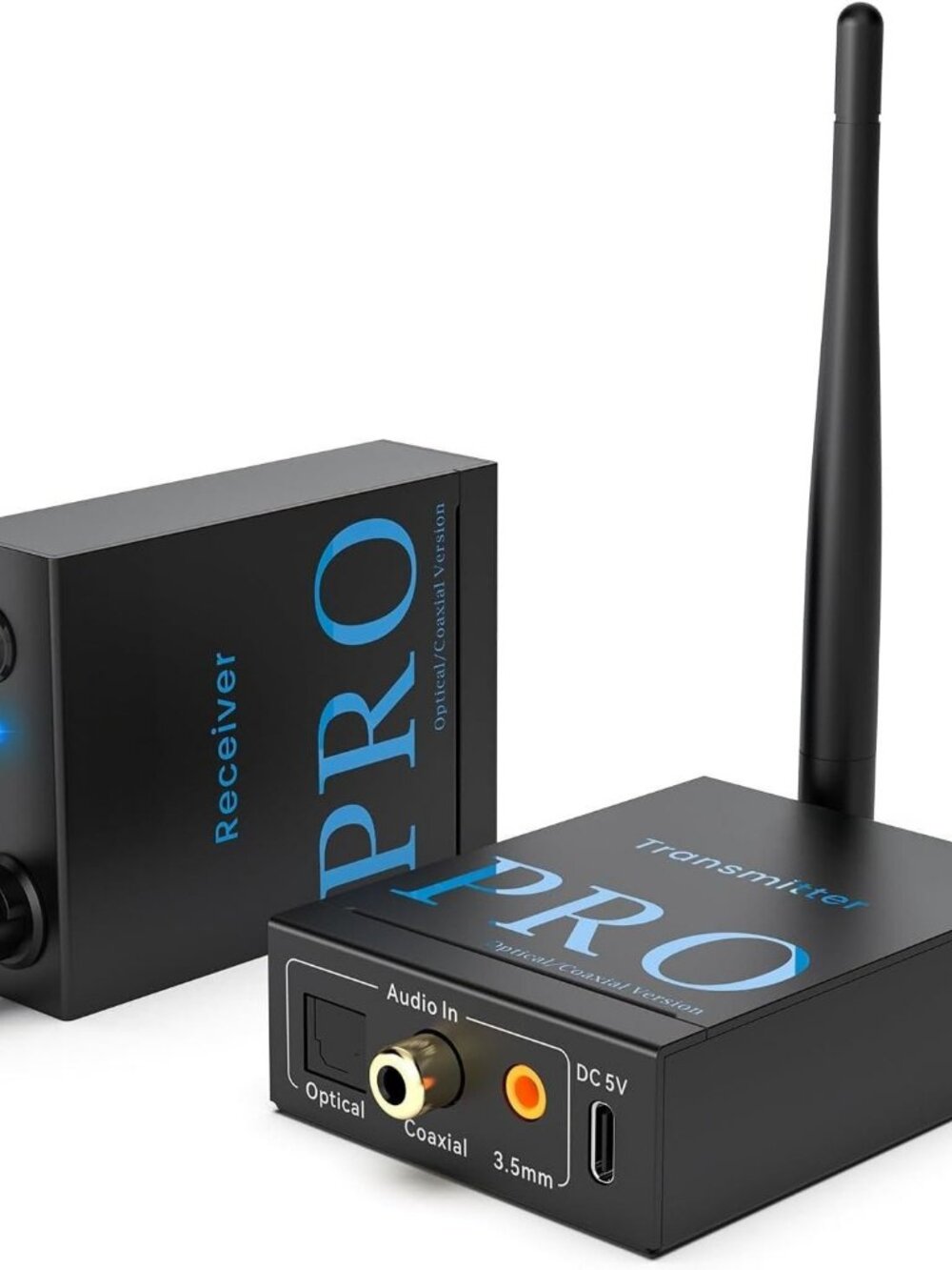 1Mii 2.4GHz Wireless Audio Transmitter and Receiver (1 TX+1 RX), HiFi Audio, 20m